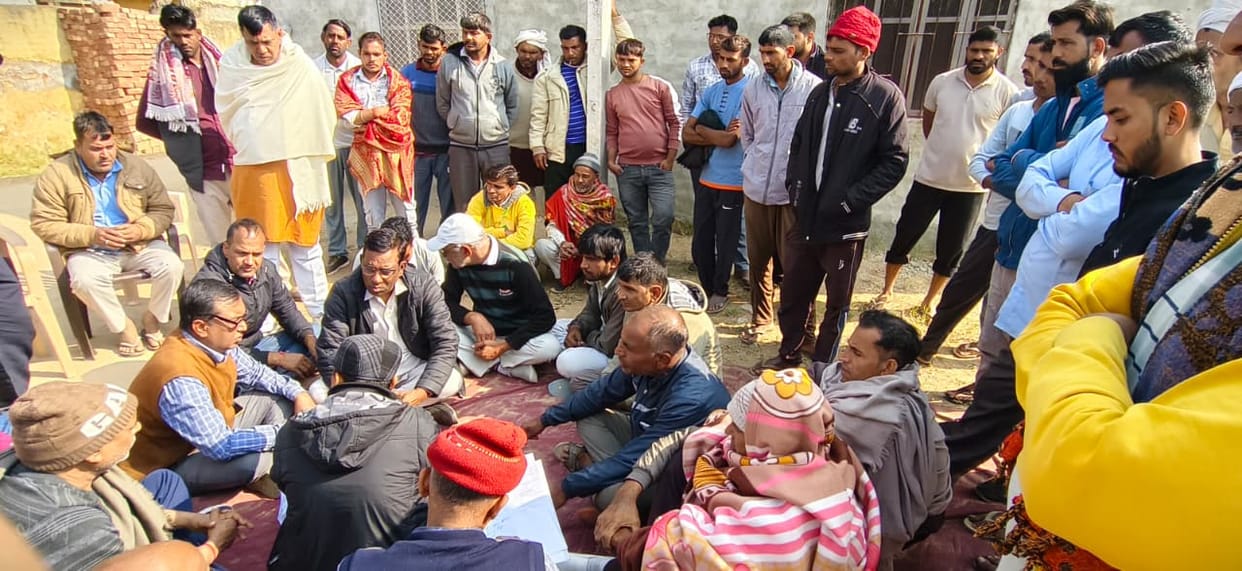 Angered by the transfer, villagers locked the school gate.