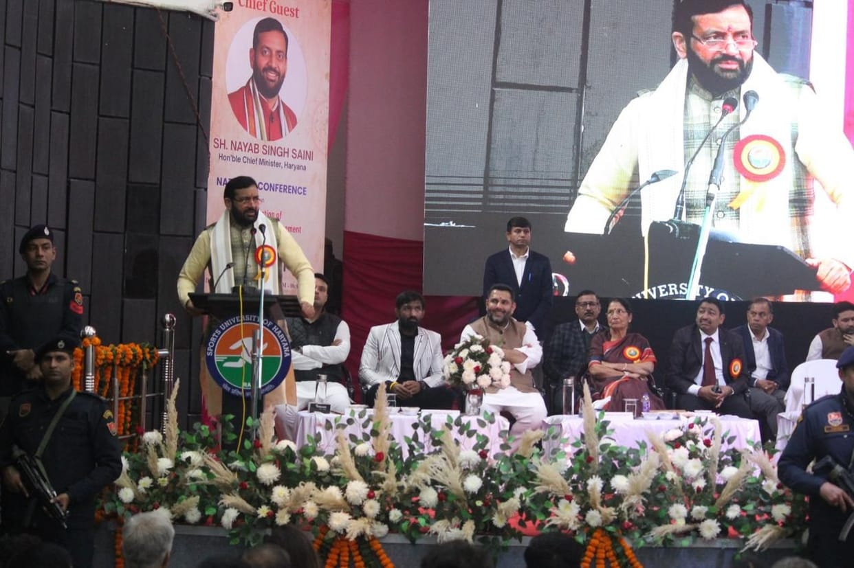 Haryana's sports model will form the basis for global leadership: Nayab Singh Saini