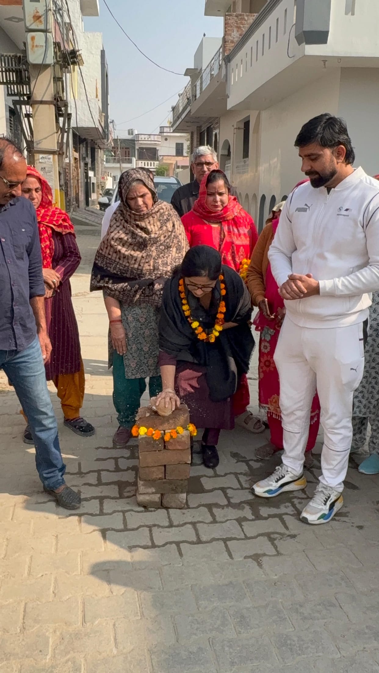 Three streets will be constructed in Ward Number 16 at a cost of 15 lakh rupees.