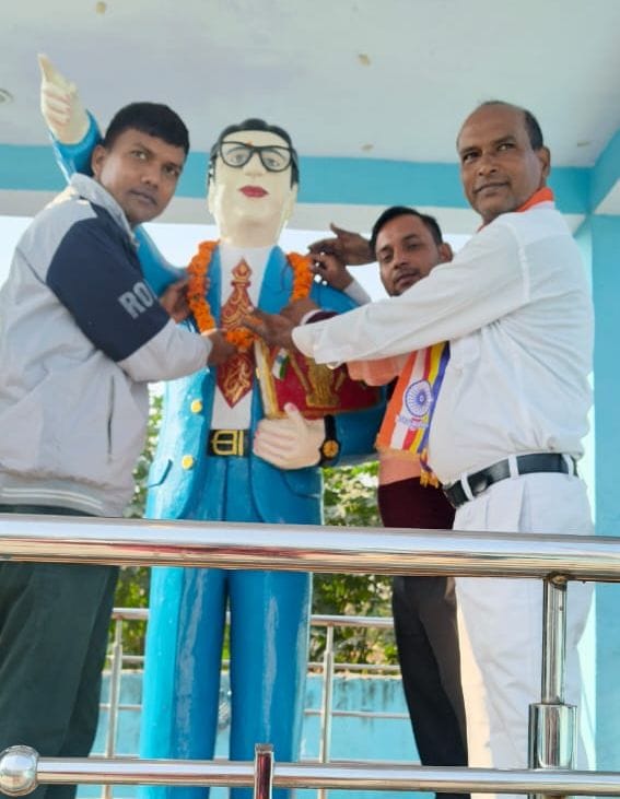 Dr. Ambedkar's death anniversary was celebrated.