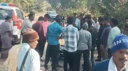 Shahdol News: Speeding tractor hits bike rider, youth dies on the spot in a horrific road accident