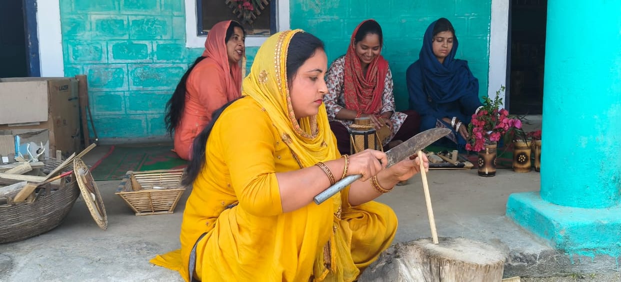 Pooja Devi made bamboo products a means of livelihood