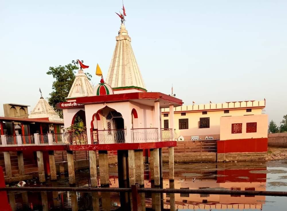 A riverfront will be built at Saraswati Dham