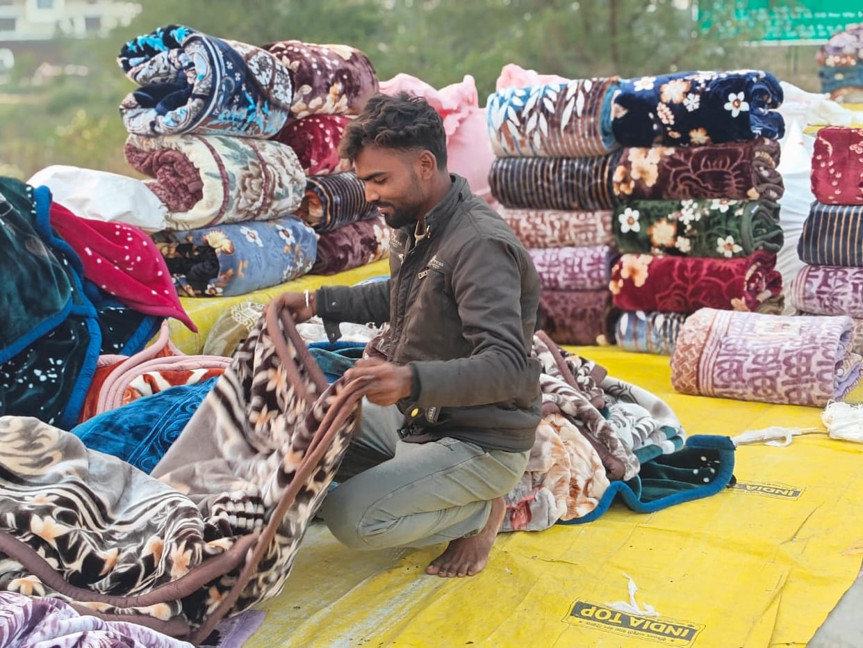 Three thousand blankets are being sold daily, Jaipuria and Ludhiana blankets are a craze