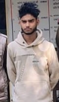 The suspect involved in drug trafficking was caught during a check.