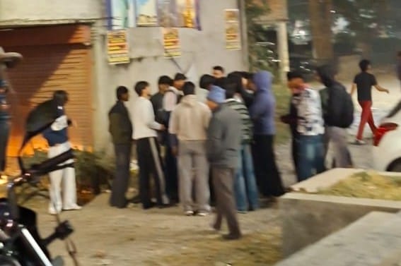 Two groups of students clashed at Tau Devi Lal Complex, leaving two injured