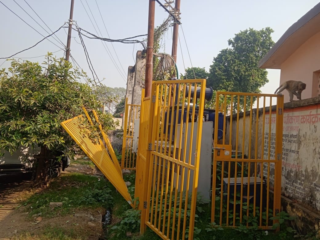 The state of transformers: 50 are unprotected, two have fallen off grills, four have rotted grilles.