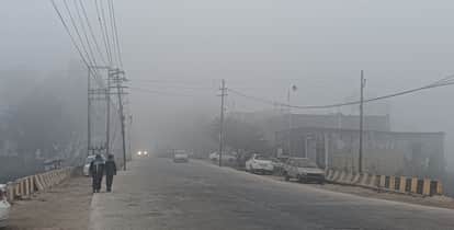 The cold increased the chill, and dense fog slowed down the pace