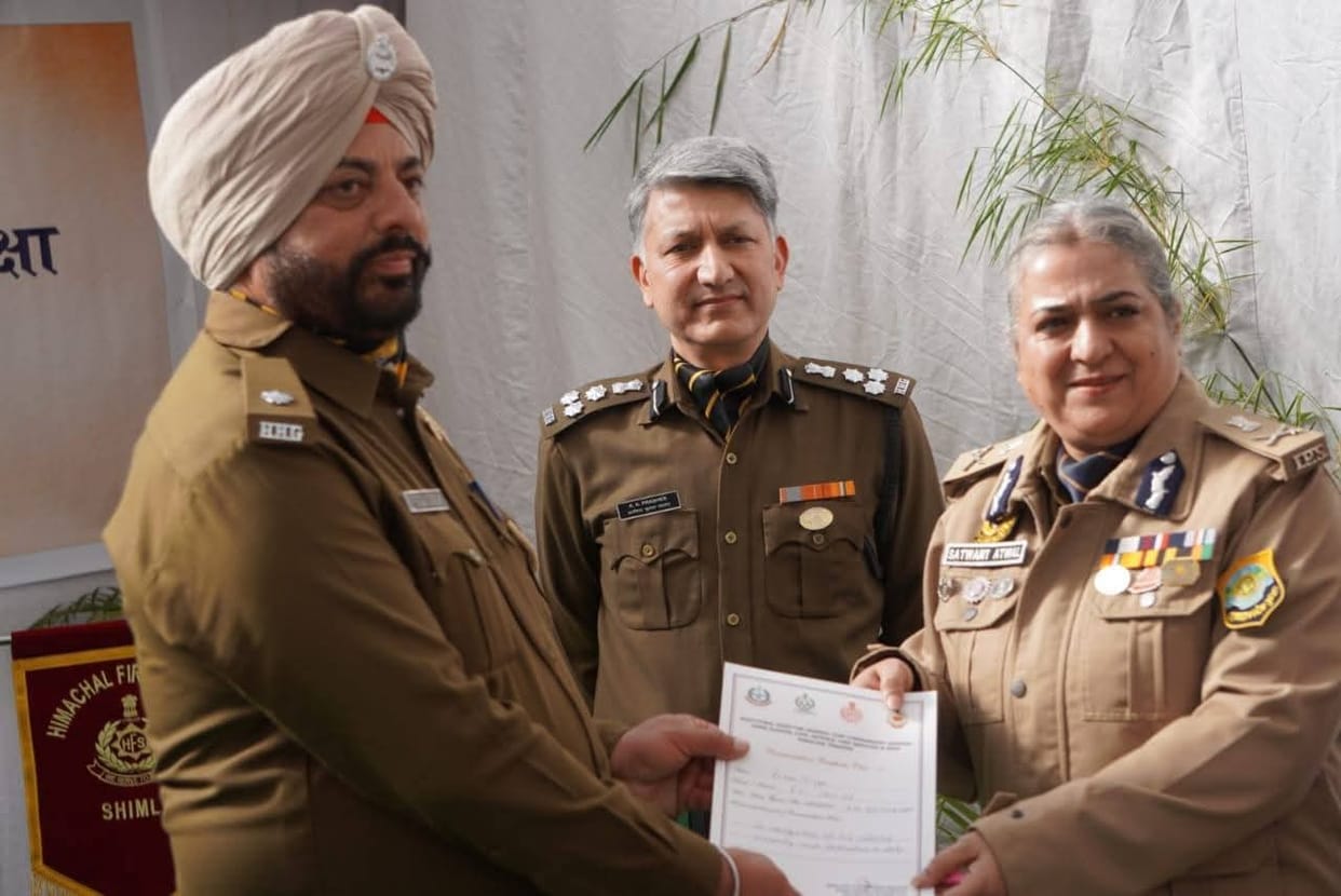 ADG Award to Home Guard in-charge Sardar Purna Singh