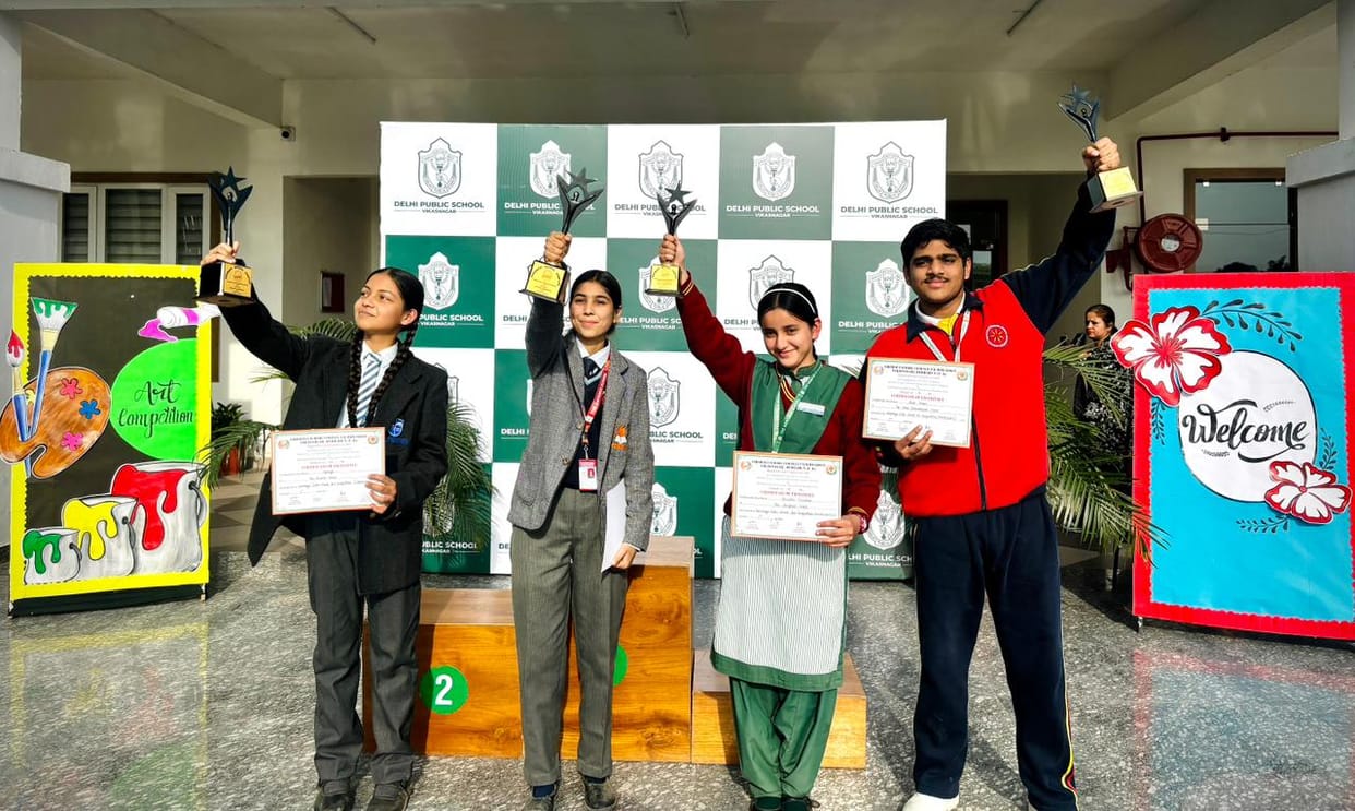 Tapasya and Sana top the art competition