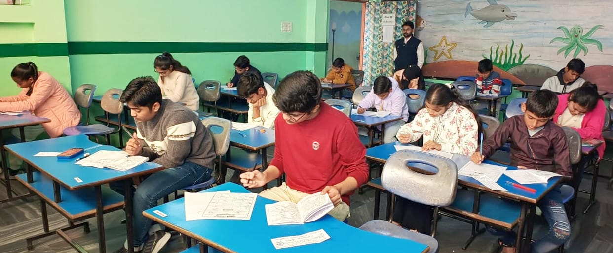Students participated in the incentive exam