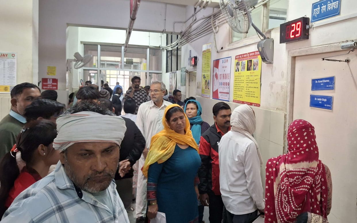 The number of patients increased in the OPD of the Orthopedic Department