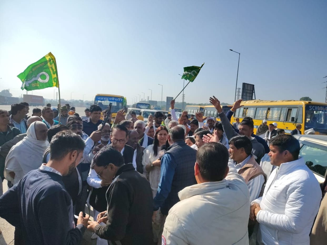 6000 workers from Mahendragarh reached JJP's Julana rally