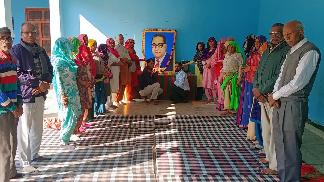 The committee celebrated Baba Saheb's Mahaparinirvan Day.