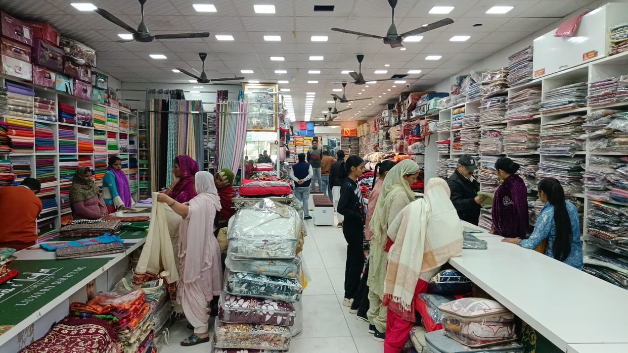 Majra village has become the largest textile business center in the region