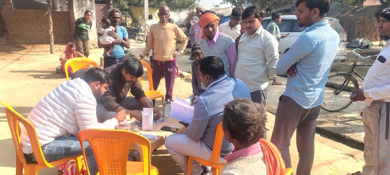 150 animals were vaccinated in the health camp.