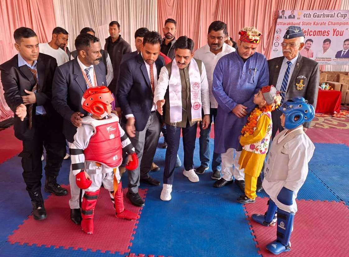250 players participated in the State Karate Championship.