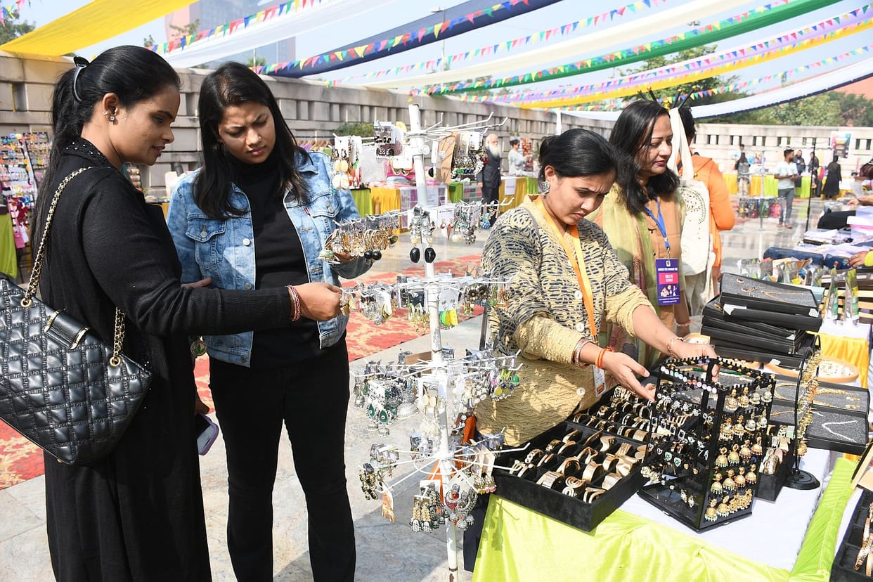 The talent of women entrepreneurs was showcased at the exhibition.