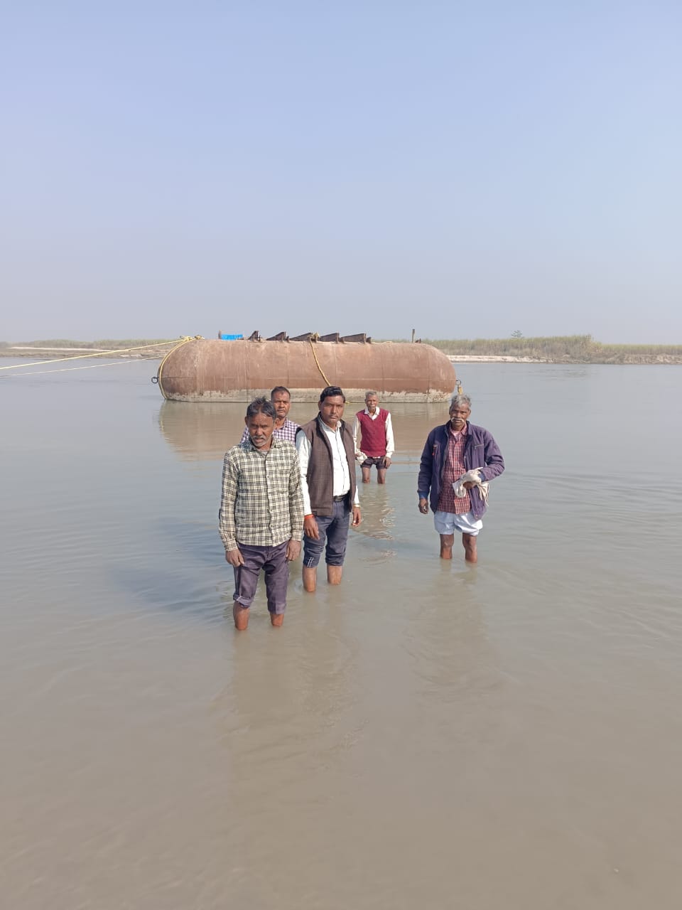 Delay in construction of pontoon bridge over Sharda river in Ramnagar