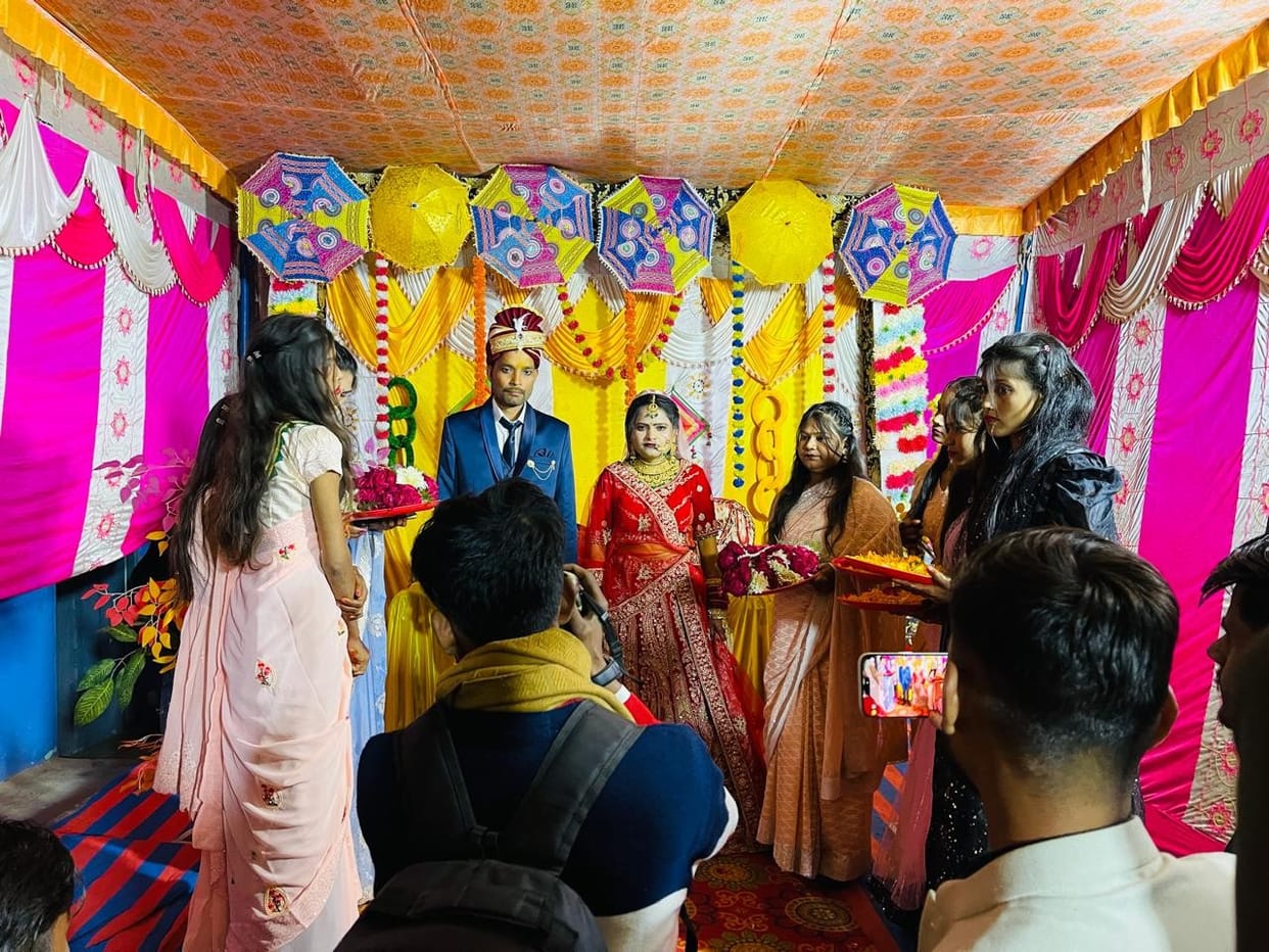 The bride, hurt by the drunken groom's antics, said she doesn't want a drunken husband.