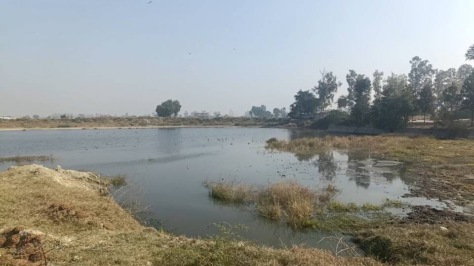Even after five months, the boundary wall has not been constructed yet.