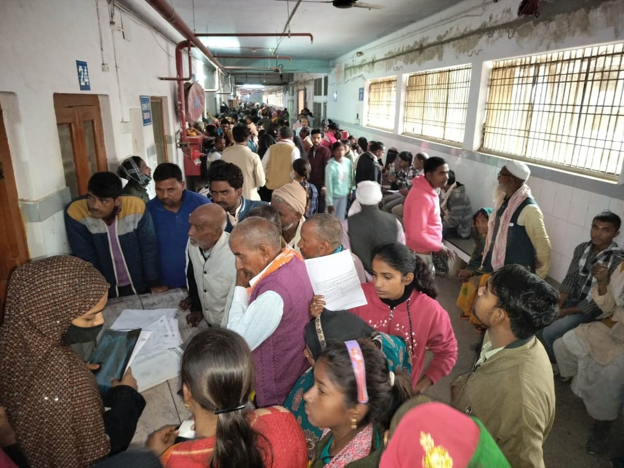 The weather remained sick, OPD reached 1800 in the medical college
