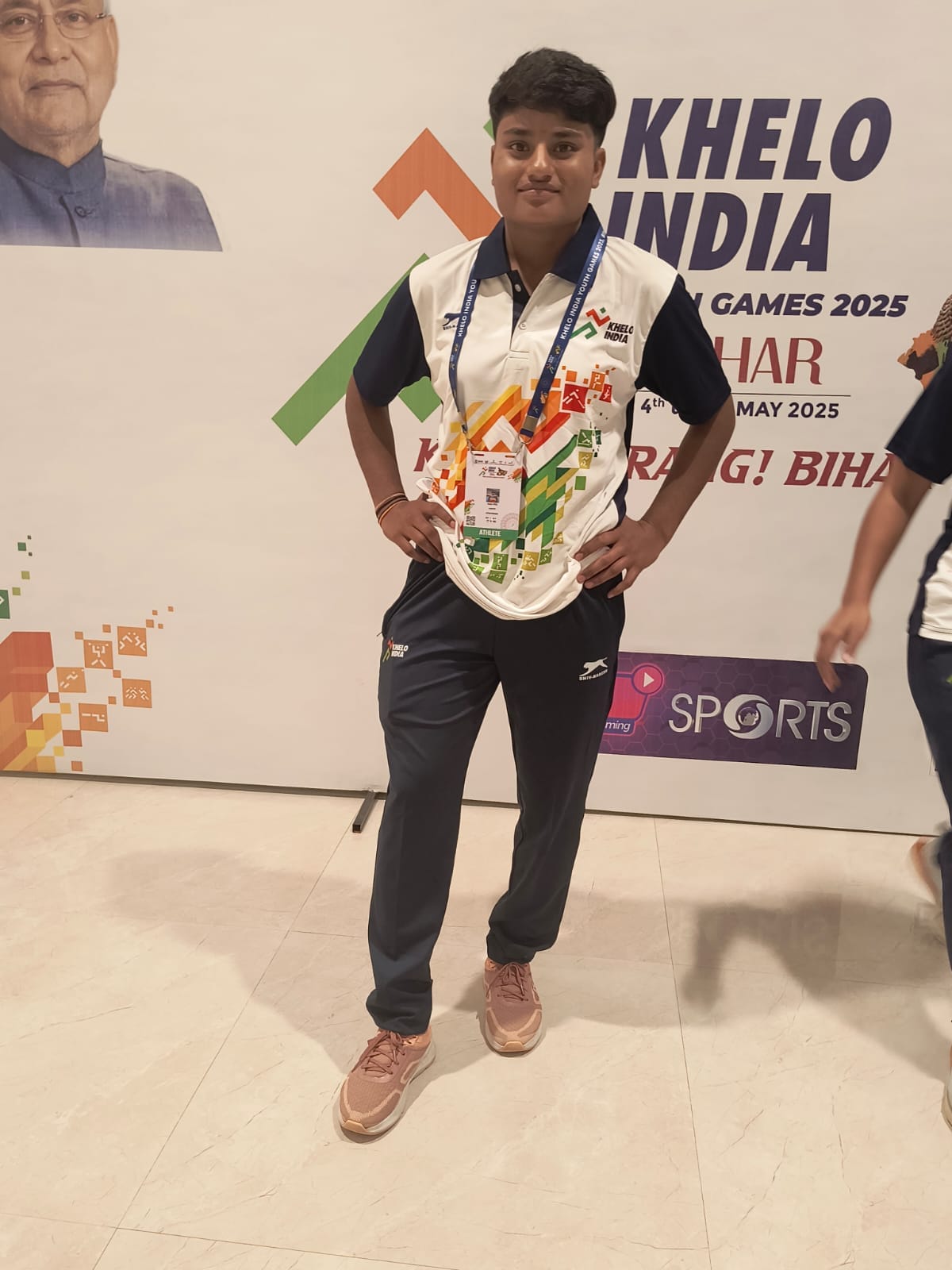 Agra's girls' kabaddi team reached the semi-finals