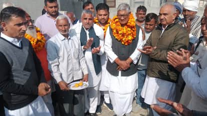 Foundation stone laid for development works in Bhaini Chandrapal