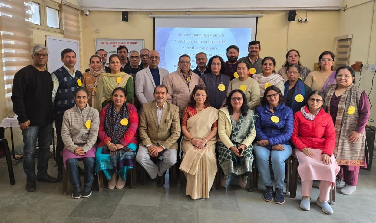 Teachers were made aware of mental health and emotional balance.