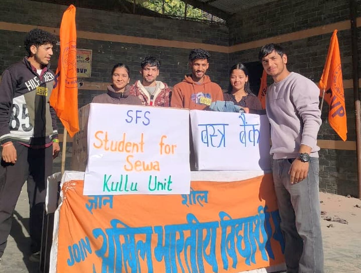 ABVP to set up clothing bank in Kullu College till 14th