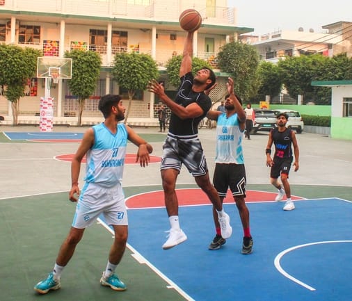 Prince Tyagi gave Ghaziabad victory in basketball by performing brilliantly