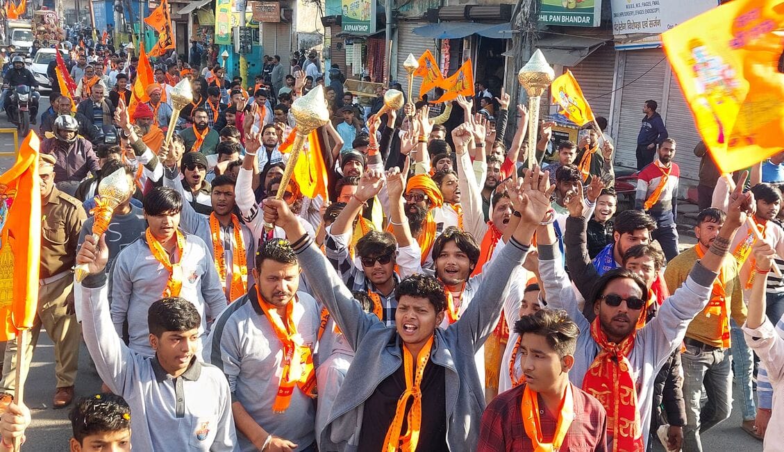 The Shaurya Yatra was held amid tight security