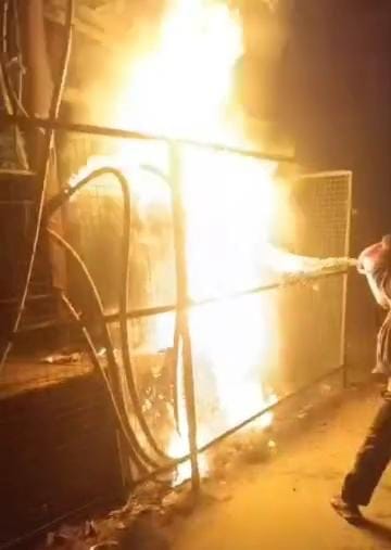 A fire in a transformer caused a 12-hour power outage in 100 homes.