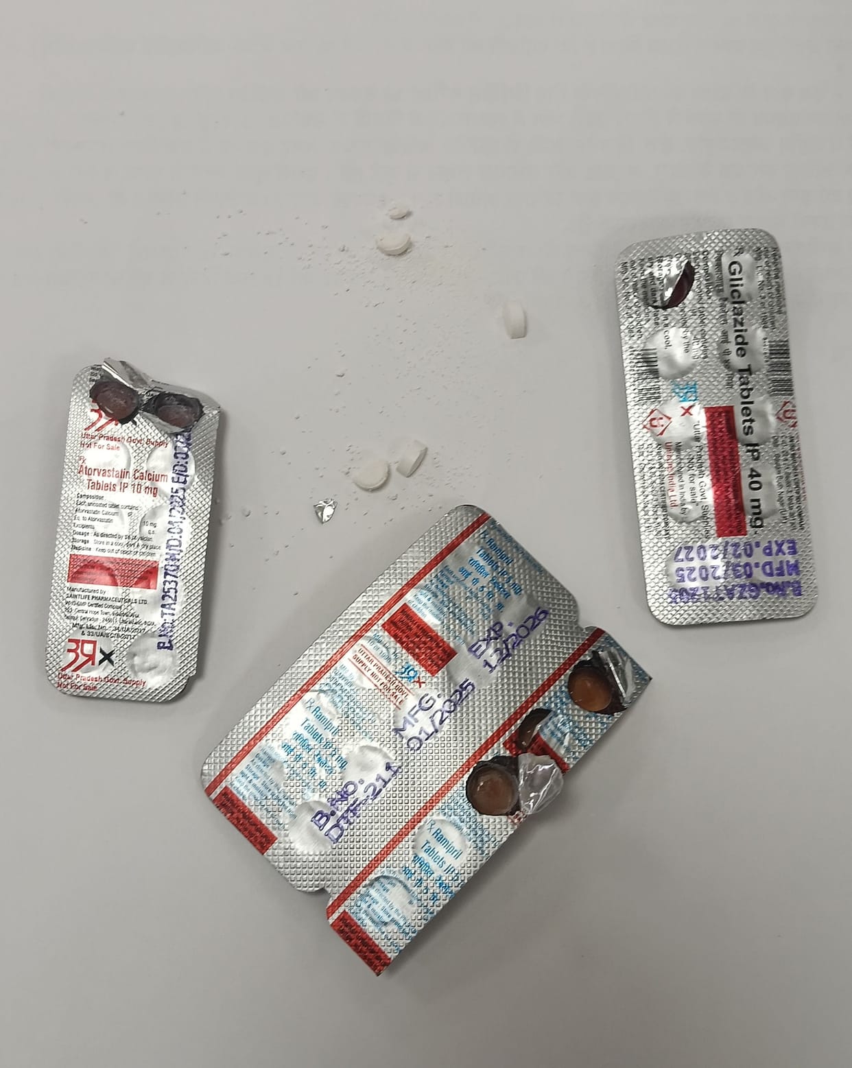 Moistened medicines supplied again to government hospitals