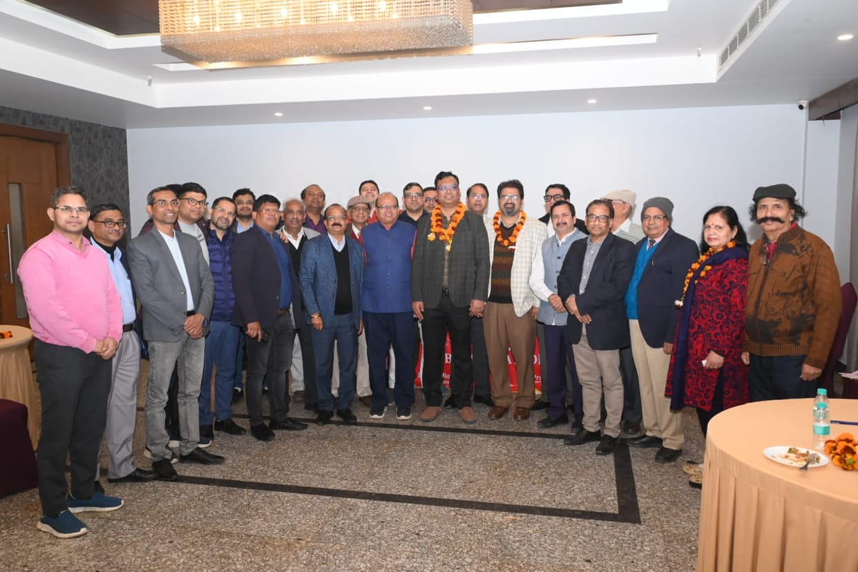 Dr. Ashish became the President and Dr. Nishant became the Secretary of IMA
