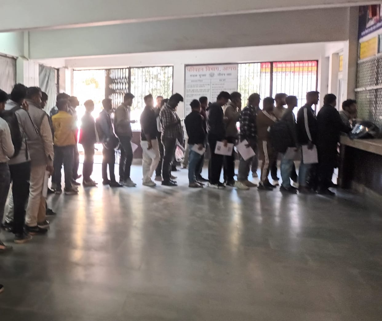 Portal server down, queues of applicants