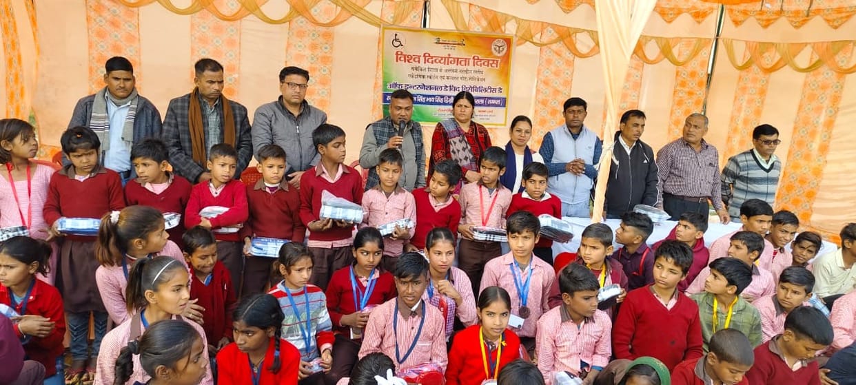 Disabled athletes showcased their talent in sports competitions.