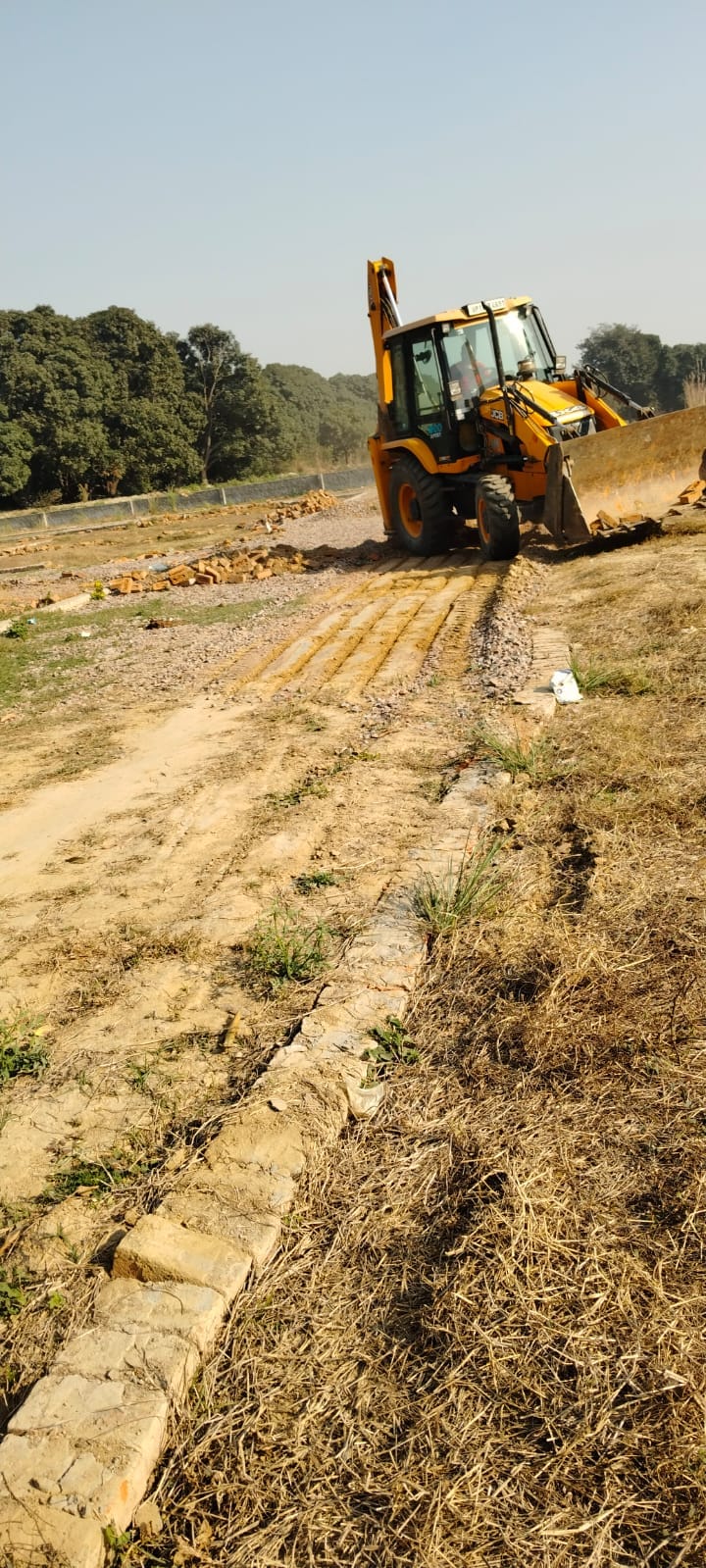 Demolition of two unauthorized colonies being cut in eight bighas