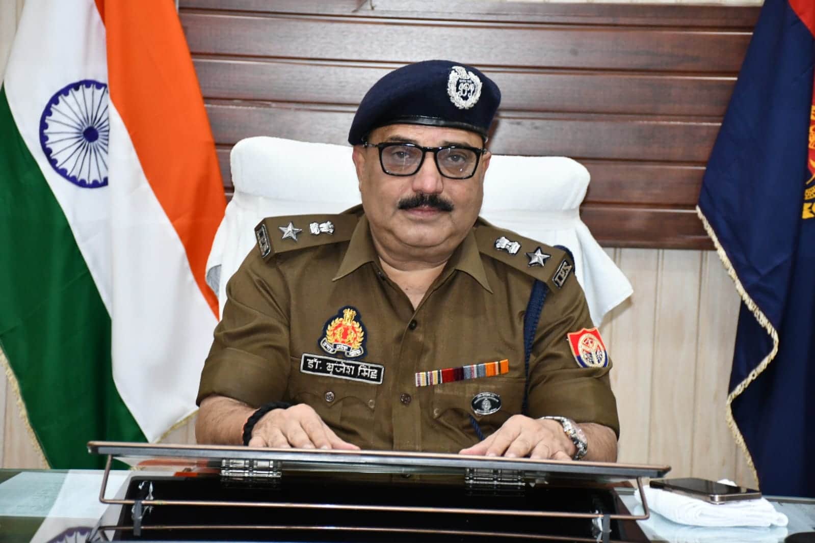 एसएसपी डॉ बृजेश कुमार सिंह।