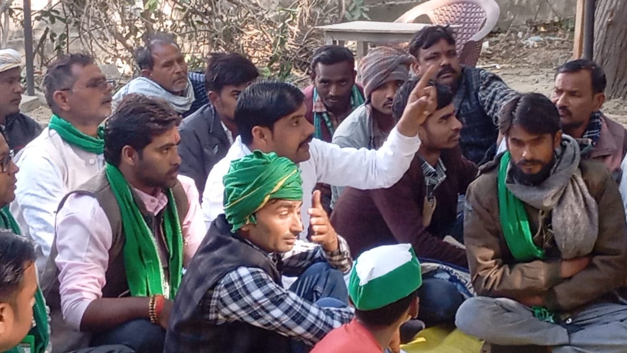 Bhakiyu staged a sit-in at the Collectorate and submitted a memorandum of demands.