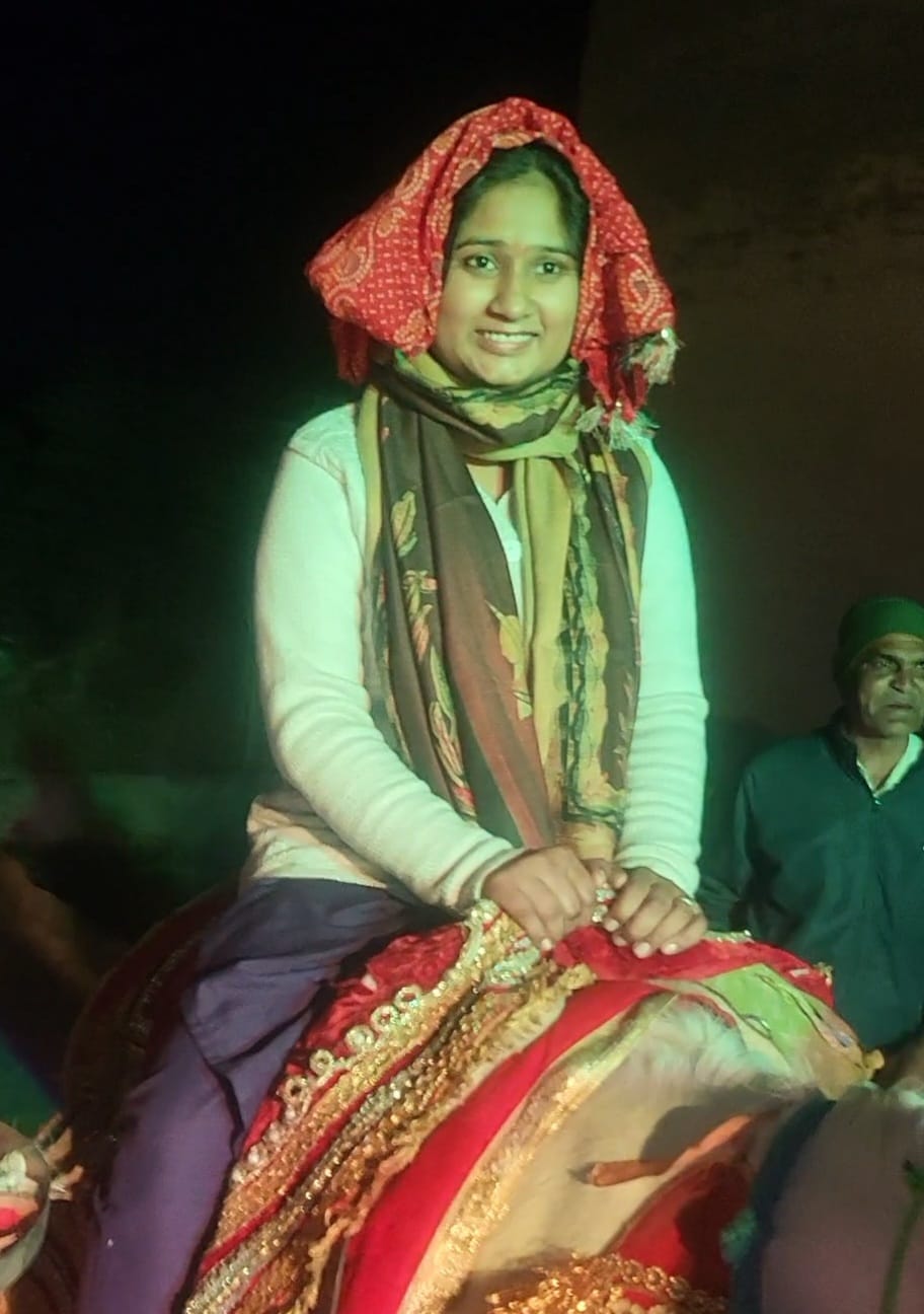 Daughter Payal's procession was taken out on a mare.