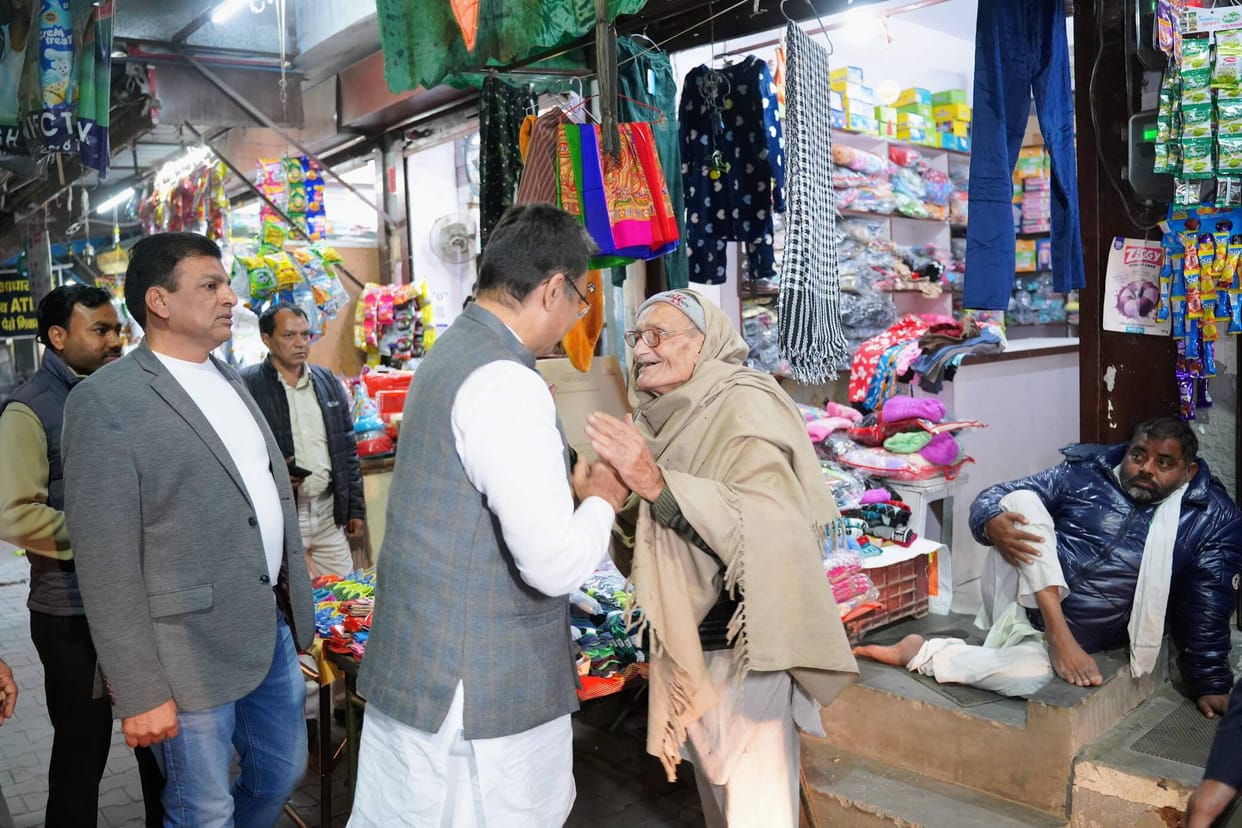 The Speaker of the Legislative Assembly took a walk and inspected the arrangements.