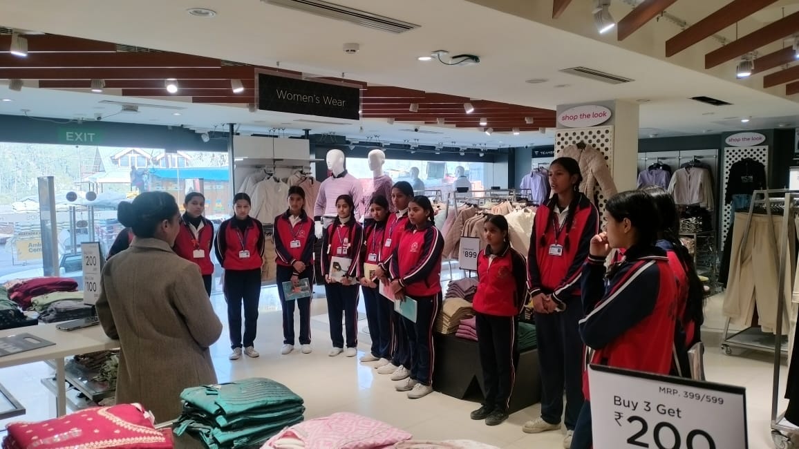 Vocational education training is being provided to girl students