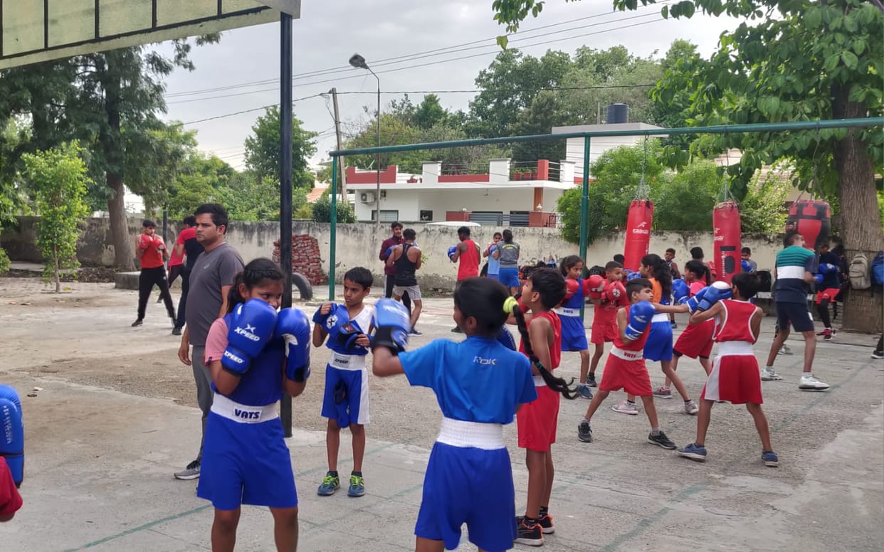 The stadium's multi-purpose hall will have two boxing rings and four badminton courts.