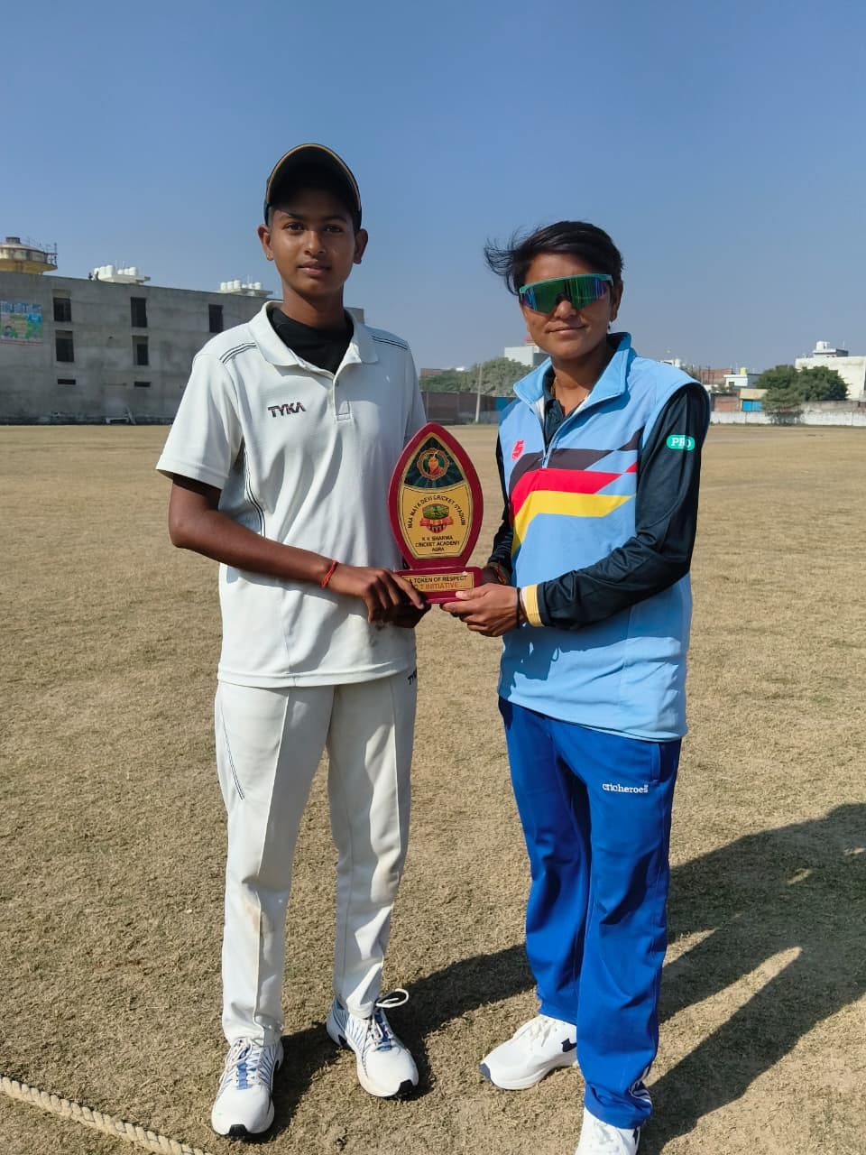 Team B won the match by 7 wickets in the District Women's Cricket League.