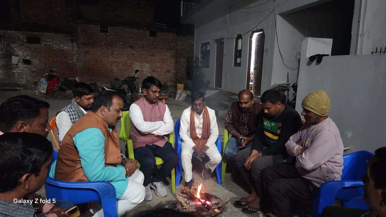 The MLA met with the family of the deceased station house officer and spoke to the SP of Jalaun.
