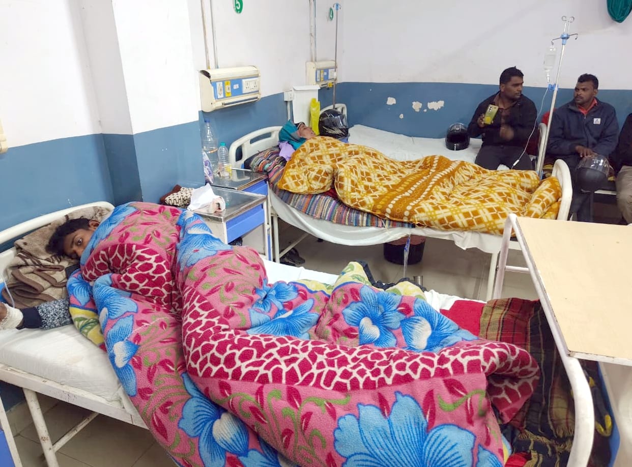 Lives are shivering in a single blanket at the district hospital.