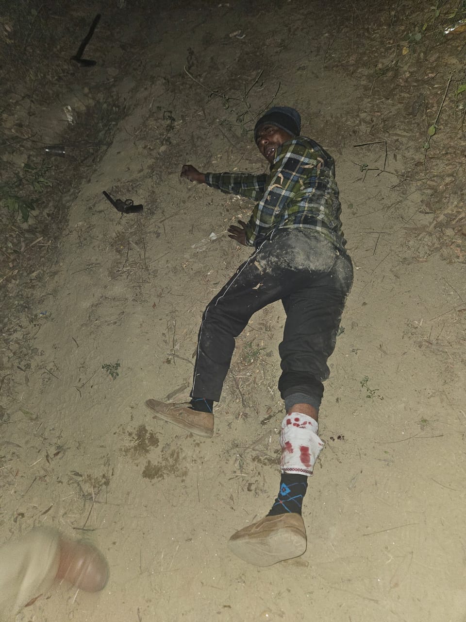 Encounter with accused preparing for cow slaughter, one arrested