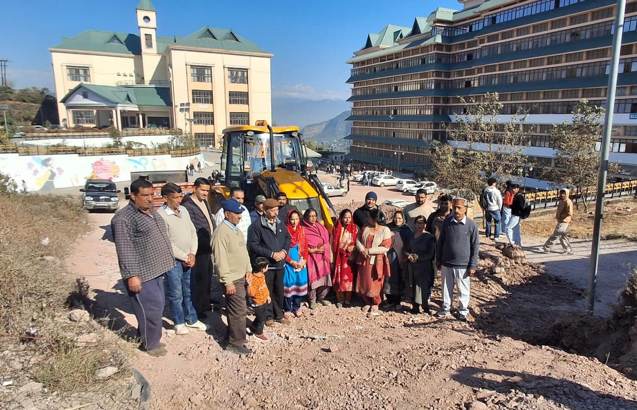 Villagers got angry over the attempt to block the road