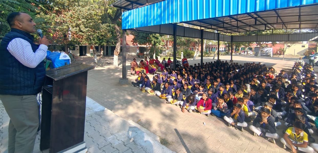 Students were made aware of the dangers of drug abuse.